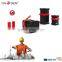 Round square plastic tubes for drills packaging BK
