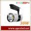 Display Lighting COB Track Light in an Art Gallery Angle Adjustable