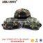 flat brim 6 panel camo hat and cap