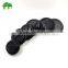 High-quality 8/12oz black buttoned plastic lids for hot cups or coffee cups