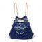 High quality tarpauli denim tote storage bag christmas shopping bag