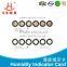 Six-dots cobalt free humidicator sheet color change humidity card