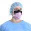 Ecoma Industries Print Procedure Surgical Face Mask , Fog-free Mask With Face Shield Fluidsheild Pleated Ties
