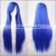 100cm Long final fantasy-Sephiroth Blue Cosplay Costume Wig