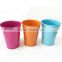 Easter tin pails , tin buckets easter decoration