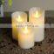 Remote Dancing Flame Real Wax Led Candles With Timer 3pcs Moving Wick Real Wax Candles With Remote Control