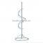 Convenient beautiful spiral metal scarf display rack