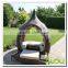 Audu SUN LOUNGER BATH SEATER RATTAN WICKER DINING OUTDOOR GARDEN FURNITURE SET