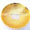 Gold and silver plated brass bowl for home decoration wedding gift
