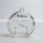 Wholesale glass square flat perfume bottle whisky bottle