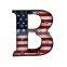 Wholesale Decorative Metal Lighted LED Wall Art Letter B
