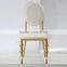 Mid century modern design stainless steel chair stainless steel banquet chair