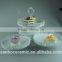 New Design Round & Square 3 PCS Plates One Layer Metal Wedding Cake Stand Wholesale