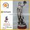 8" Resin Bronze Finish Lady Justice Sculpture Statue