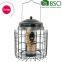 Outdoor 12 Inch Black 4-Peg squirrel proof bird feeder