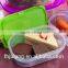 BPA-Free useful plastic food container set with lid/5pcs plastic food container set with lid