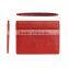 OEM Design Genuine Leather Exhibition ID Card Bifold Holder