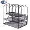 Metal Office Desk Organizer Document Tray for Wholesale