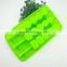 Funny Sugar-coated berry shaped 3 cavity silicone ice tray mold with sticks