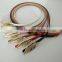 Wholesale Leaf Pattern Alloy Buckle Sex Women Lady Thin PU Waist Belt