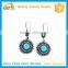 Bohemian Style Rhinestone Sunflower Alloy Earring Jewelry For Women Girls