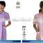 Austrial Hot Sell Pink Lab Coat 100% Cotton Lab Coat Nurse Gown