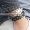 Italian leather bracelets promotion gift letter bracelets for valentines