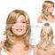 100% Japan's Hair Woman Wavy Blonde Synthetic Wig Long Big Wavy Hair Women Cosplay Party Costume Wig