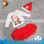 Wholesale baby stocks christmas decorating baby dress set with hat kids christmas gift set clothes