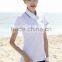 2017 Wholesale breathable good quality best-selling new design white polo shirt