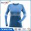 Sport Wear Apparel Woman 100% Merino Wool Antibacterial Gym Long Sleeve Sport Shirt