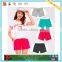Breathable cotton soft women blank wholesale gym shorts with pocket