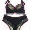 Women fashion design fancy lace sexy bra and panty set