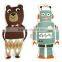 2016 Hot Sale Children Baby Robot/Bear Cartoon PP Cotton Safe Comfortable Touch Pillow Northern European Style Home Decoration