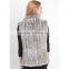 SJ015-01 Newest Fashion Fur Handknit Woman's Winter Vest