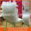 Latest Style Fancy Organza Wedding Ruffled Chair Cover Caps