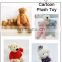 Top quality colorful big eyes stuffed plush cat toy custom plush toys