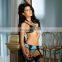 beautyslove sexy black and blue Lace bra panty hot girls woman sexy bra lingerie net Bra sets