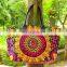 Indian Hand Made Cotton Suzani Embroidered Bags Yellow Ebroidery Matka Latest Shoulder Bag