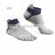 Toe Socks 100% Cotton Low Cut Five Finger Socks Athletic for Men#WZ-01