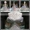 2017 Latest Mermaid Pearls Beading Wedding Dress Fish Style Evening Dress Tiamero 1A776