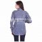 Indigo Blue Top Hand Block Print Women's Tunic Shirt Soft Cotton Dress Kurti