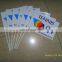 colorful promotional rainbow hand flag