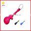Custom Logo Guitar Shaped Aluminum Bottle Opener keyring