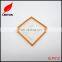 Factory custom plastic square logo badge for garment