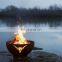 Hemisphere Corten Steel Fire Pit Bowl