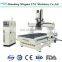 China 4 axis ATC woodworking cnc router/4 axis cnc machine with rotary clamp