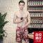 Silk pajamas men's spring and summer suits home service shorts