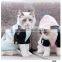 vogue Pet Little cat Kitten two feet Clothes letter applique sport hooded Overcoat