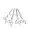 Stainless Steel Pet Dog Grooming Scissors Up Down Curved Shears Sharp Edge Animals Cat Hair Cutting Barber Cutting Tools Kit